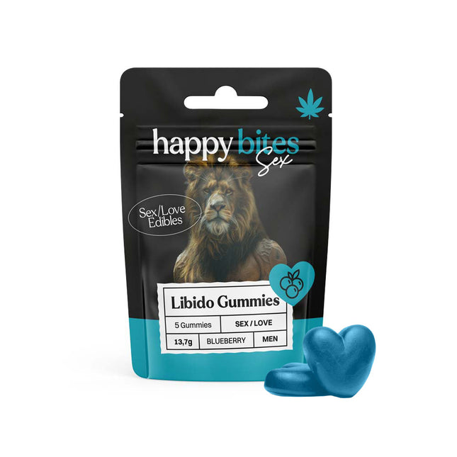 Happy Bites Libido Gummies Men – Blueberry (AJ-1)