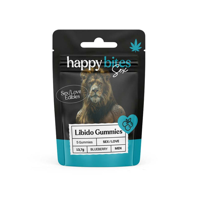 Happy Bites Libido Gummies Men – Blueberry (AJ-1)