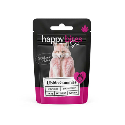 Happy Bites Libido Gummies Women – Strawberry (AJ-1)
