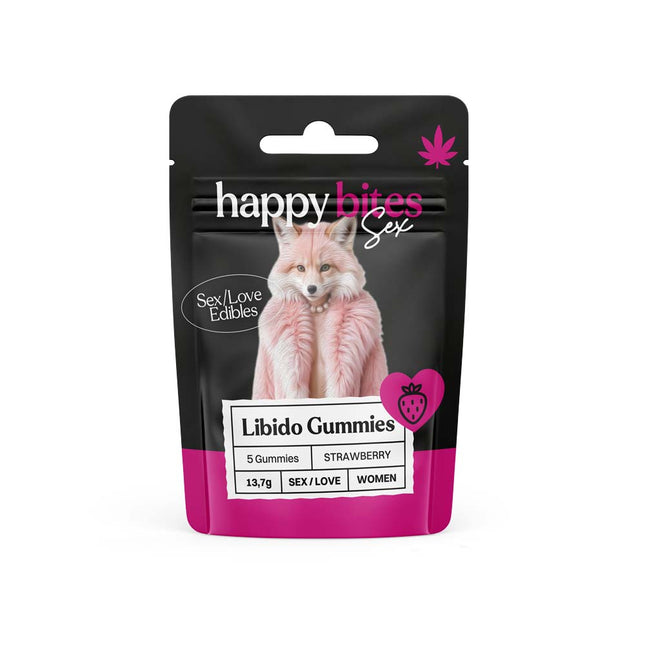 Happy Bites Libido Gummies Women – Strawberry (AJ-1)