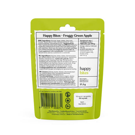 Happy Bites Space Gummies Froggy Green Apple (AJ-1)