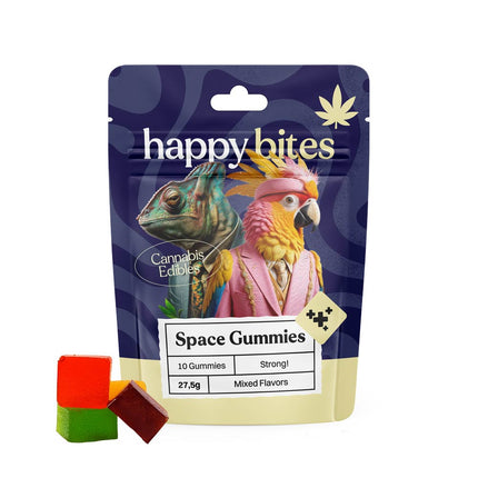 Happy Bites Space Gummies Mixed 'Zoo' (8-OH) (10pcs)