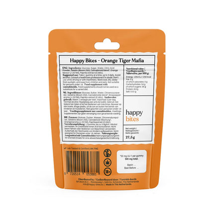 Happy Bites Space Gummies Orange Tiger Maffia (AJ-1)