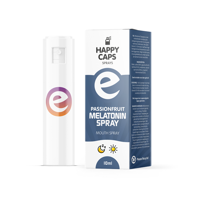 Happy Caps Melatonine Spray met Passievrucht