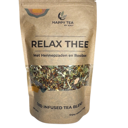 Happy Tea Relax Thee – 50g losse kruidenmix met CBD