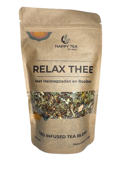 Happy Tea Relax Thee – 50g losse kruidenmix met CBD