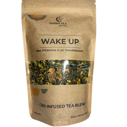Happy Tea Wake Up – CBD Kruidenthee met Groene Thee & Vitamine C