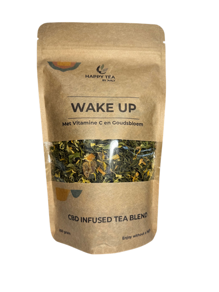 Happy Tea Wake Up – CBD Kruidenthee met Groene Thee & Vitamine C