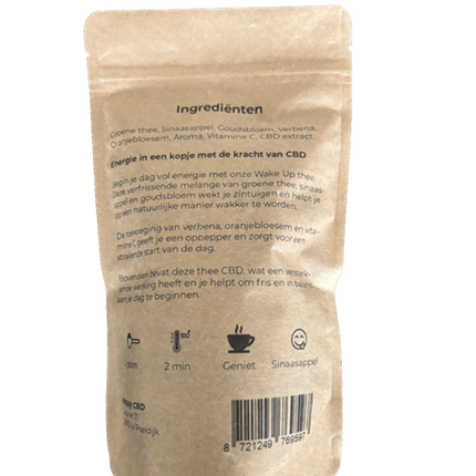 Happy Tea Wake Up – CBD Kruidenthee met Groene Thee & Vitamine C