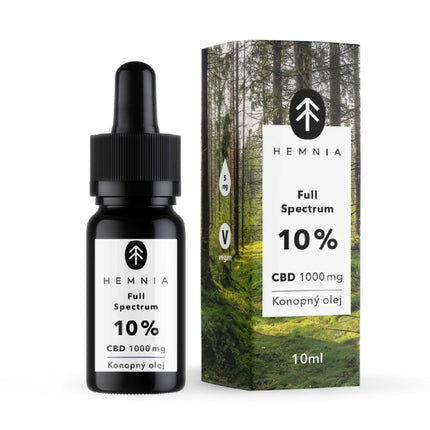 Hemnia Full Spectrum CBD-hennepolie 10%, 1000 mg, 10 ml
