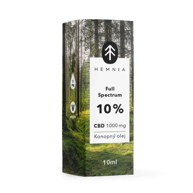 Hemnia Full Spectrum CBD-hennepolie 10%, 1000 mg, 10 ml