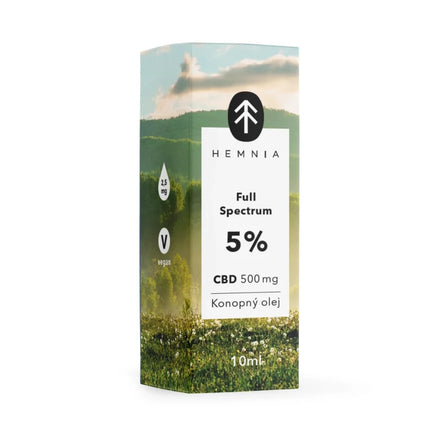 Hemnia Full Spectrum CBD Hennepolie 5%, 500 mg, 10 ml