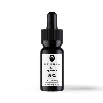 Hemnia Full Spectrum CBD Hennepolie 5%, 500 mg, 10 ml