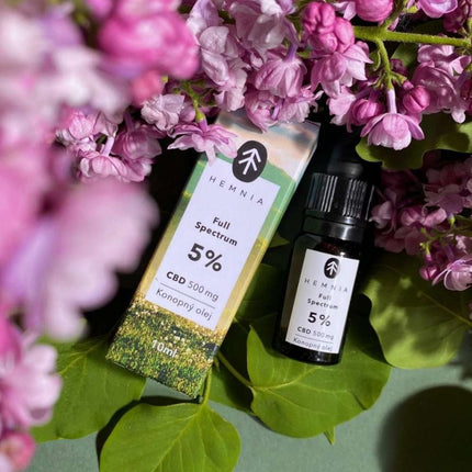 Hemnia Full Spectrum CBD Hennepolie 5%, 500 mg, 10 ml