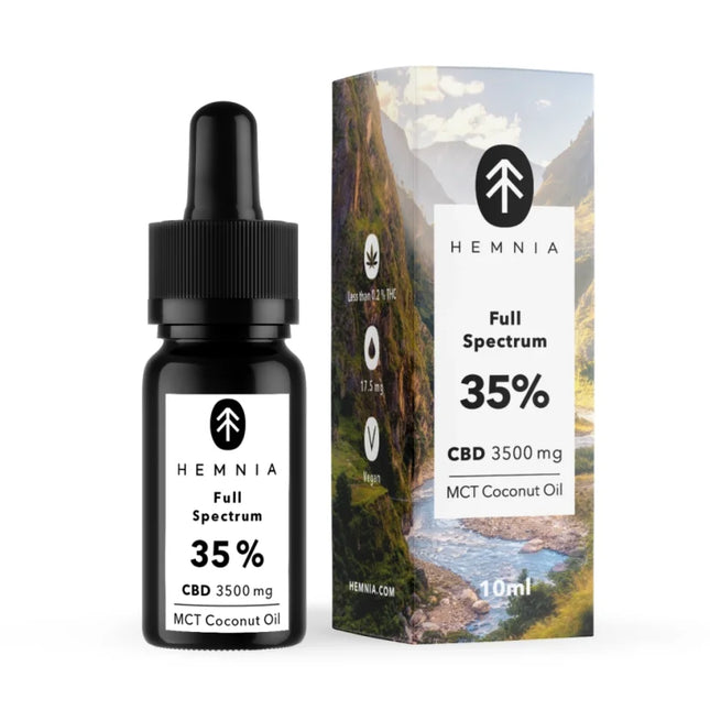 Hemnia Full Spectrum CBD MCT Kokosolie 35%, 3500 mg, 10 ml