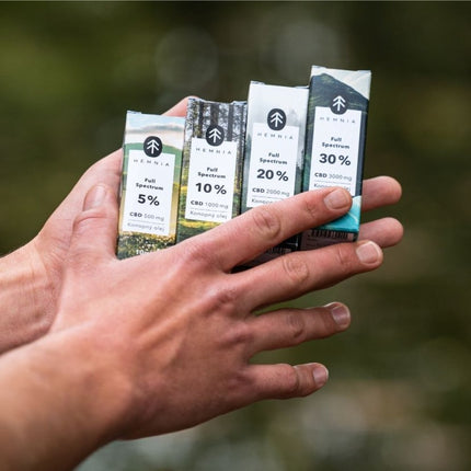 Hemnia Full Spectrum CBD olie kit (5-30%) - 6500 mg
