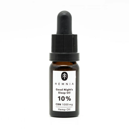 Hemnia Good Night's Sleep Hennepolie 10%, 1000 mg CBN, 250 mg CBD, 10 ml