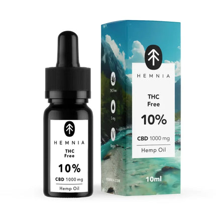 Hemnia Hemnia CBD-olie 10% THC-vrij, 1000 mg, 10 ml