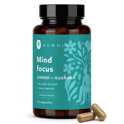 Hemnia Hemnia Ginkgo + Guarana capsules 30 x 500 mg