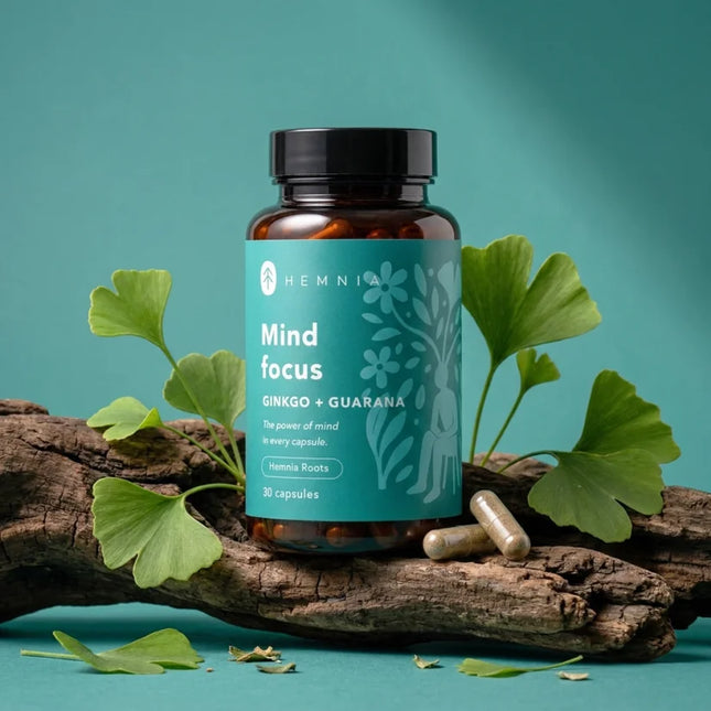 Hemnia Hemnia Ginkgo + Guarana capsules 30 x 500 mg