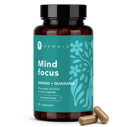 Hemnia Hemnia Ginkgo + Guarana capsules 90 x 500 mg