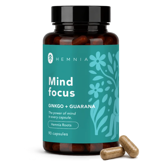 Hemnia Hemnia Ginkgo + Guarana capsules 90 x 500 mg