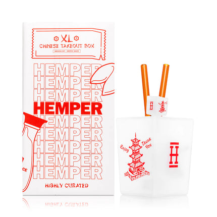 HEMPER Chinese Takeout XL Bong 9"