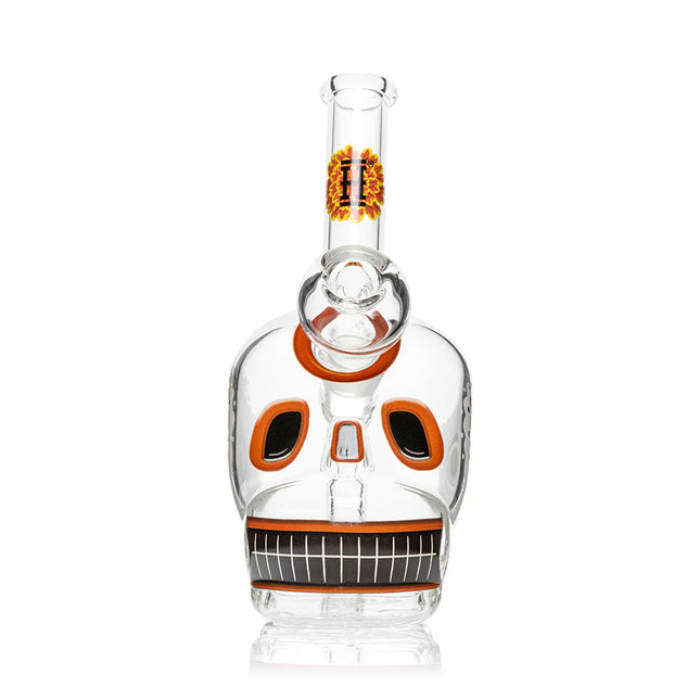HEMPER Dia De Los Muertos Schedel Bong 6,1"