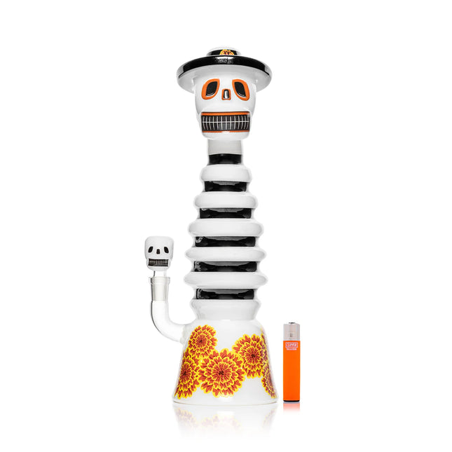 HEMPER Dia De Los Muertos XL Bong 13,2"