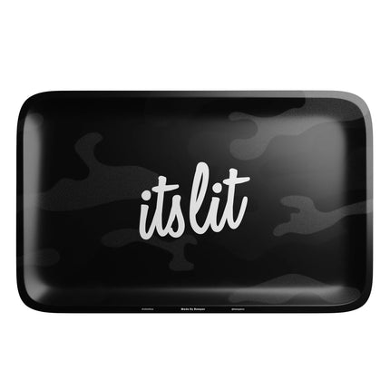 HEMPER It's Lit Black Camouflage Rolling Tray