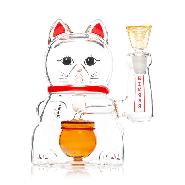 HEMPER Lucky Cat XL Bong 7"