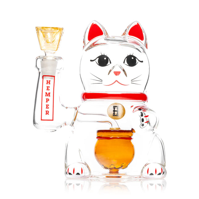 HEMPER Lucky Cat XL Bong 7"