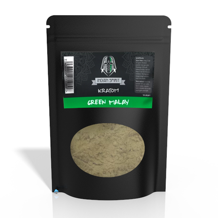 Indian Spirit Kratom Green Malay - 25/50G Poeder