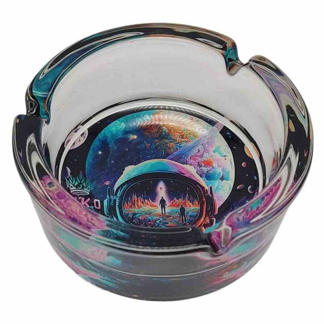 JNKO Astronaut - Glazen Asbak - 10cm (Psychedelic Series)