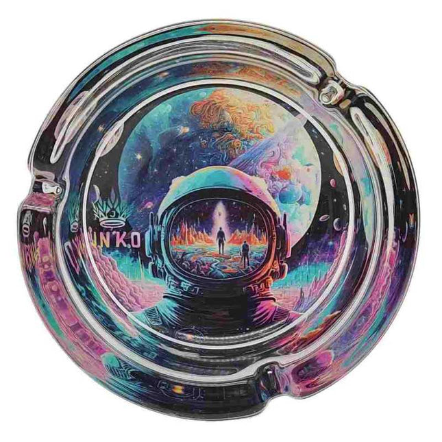 JNKO Astronaut - Glazen Asbak - 10cm (Psychedelic Series)