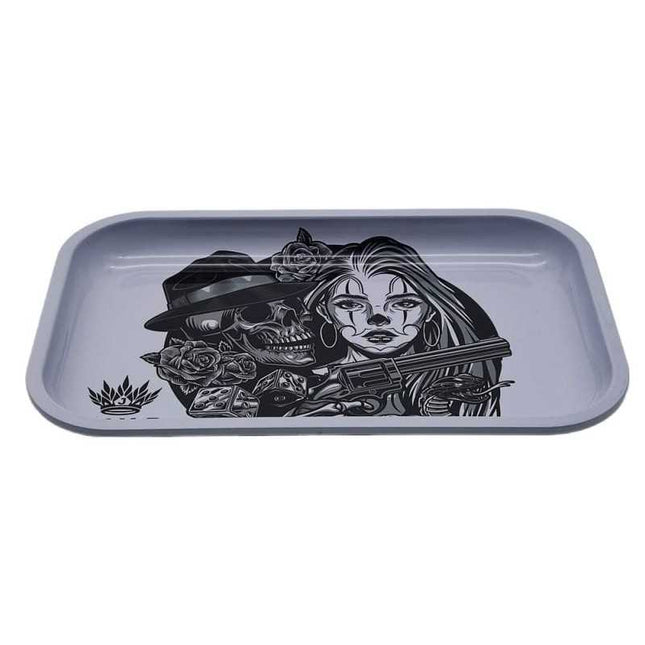 JNKO Bonny & Clide 2 - XXL Rolling Tray (Chicano Tattoo)