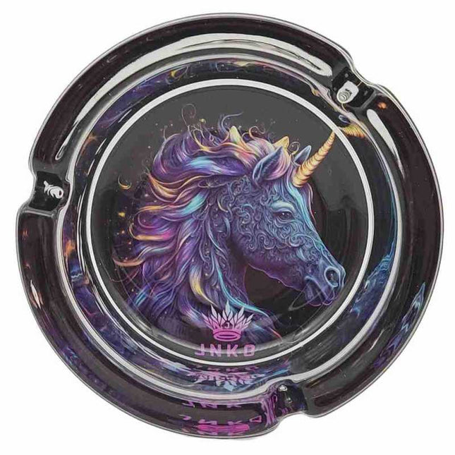 JNKO Eenhoorn - Glazen Asbak - 10cm (Savage Animal)