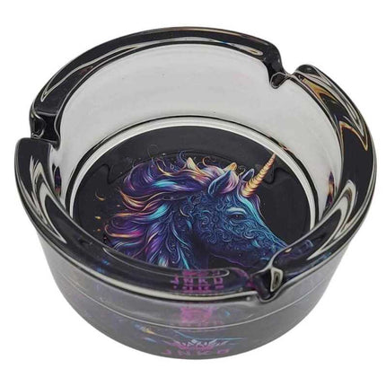 JNKO Eenhoorn - Glazen Asbak - 10cm (Savage Animal)