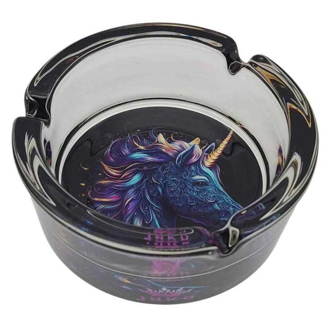 JNKO Eenhoorn - Glazen Asbak - 10cm (Savage Animal)