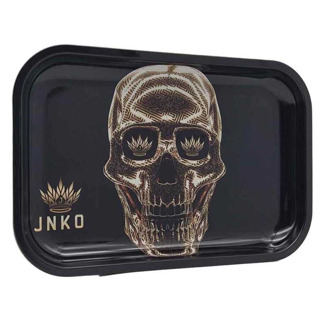 JNKO Golden Skull 1  - XXL Rolling Tray (Luxury Art)