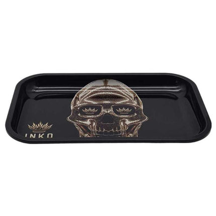 JNKO Golden Skull 1  - XXL Rolling Tray (Luxury Art)