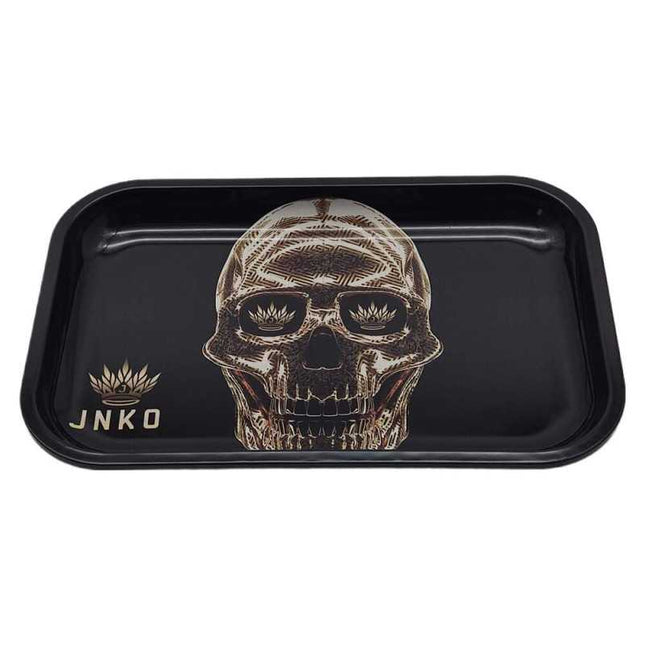 JNKO Golden Skull 1  - XXL Rolling Tray (Luxury Art)