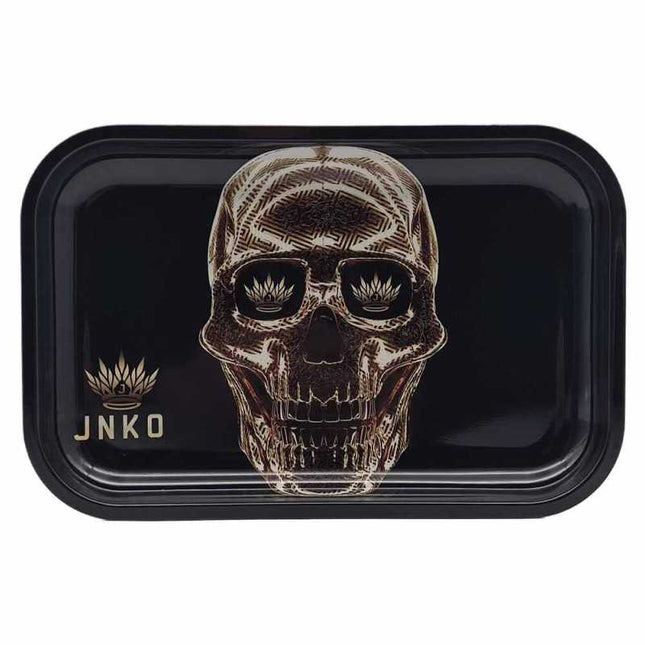 JNKO Golden Skull 1  - XXL Rolling Tray (Luxury Art)