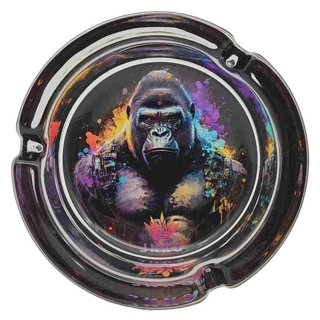 JNKO Gorilla - Glazen Asbak - 10cm (Savage Animals)