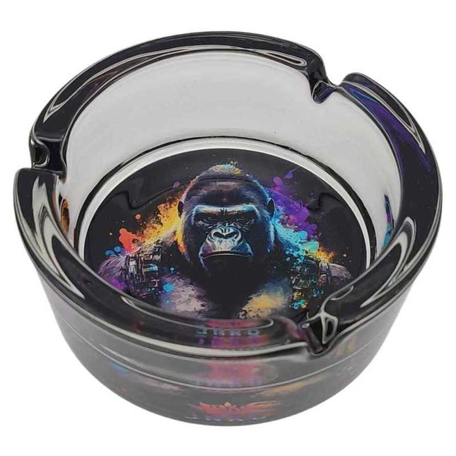 JNKO Gorilla - Glazen Asbak - 10cm (Savage Animals)