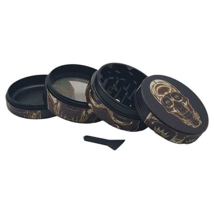 JNKO Grinder Luxury Golden Skull