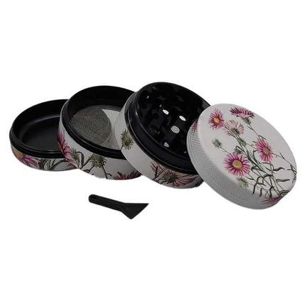 JNKO Grinder Paarse madeliefjes