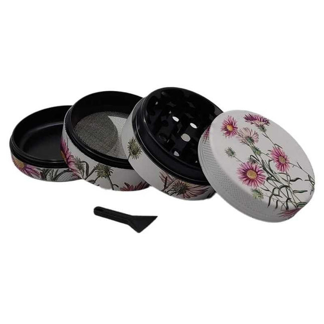 JNKO Grinder Paarse madeliefjes