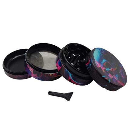 JNKO Grinder Psychedelic Skull
