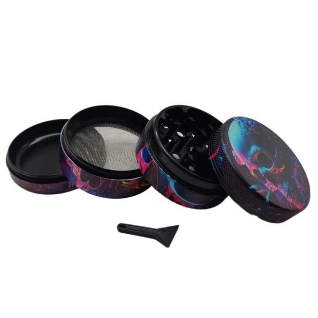 JNKO Grinder Psychedelic Skull